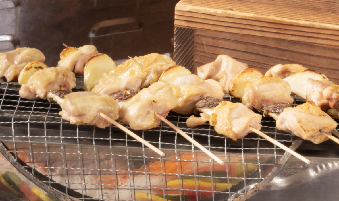 奥州産いわい鶏ジャンボ焼き鳥